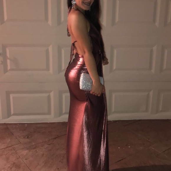 Metallic Night Gown - Picture 1 of 2